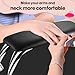 Arm Rest for Nails Tech with Table Mat for Salons and Home Manicures, Soft Microfiber Leather Nail Hand Rest for Relaxing Arms, Non-slip Height Hand Pillow Cushion Nail Salon Manicure (Black)