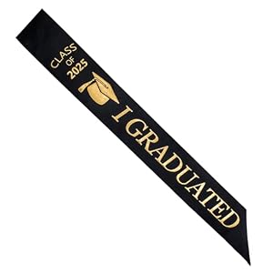 GraduationMall Klasse von 2025 Abschluss Schärpe