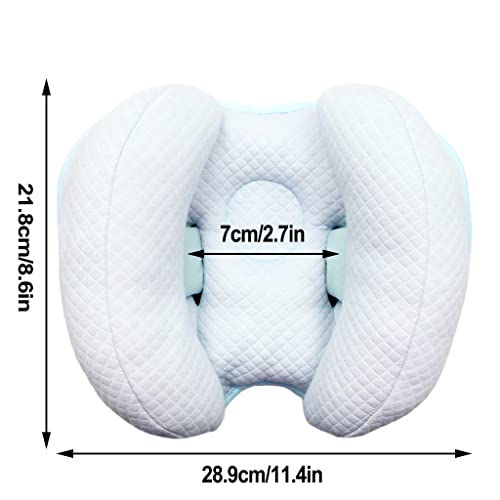 Kakiblin Baby 2 In 1 Baby Head Neck Support Pillow Banana Shape Baby Support Pillow, Toddler Car Seat Stroller Neck Support Travel Pillow For Toddler Boys Girls, Blue #TOP6