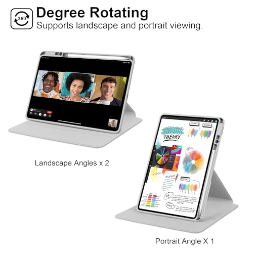 Étui pour Huawei MatePad Pro 11 protégeant le stylet et l'écran gris - 3