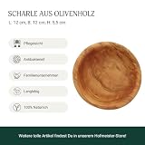 HOFMEISTER® Schale aus Olivenholz, Müslischale, Bowl für Müsli, Schüssel für Deko, 12 x 12 x 6,5 cm