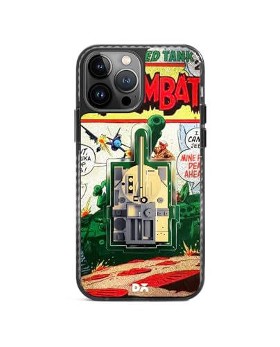Image of DailyObjects Case for iPhone 13 Pro Max Compatible with Mag-Safe Wireless Charging, Stride 2.0 Tank Combat Slim Shockproof Back Cover with Inner Magnetic Ring