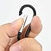 30 Pcs Carabiner Clips, Bantoye 2 Inch Aluminum Spring Lock Hooks Snap Hooks for Backpack Hiking Camping Travelling, Black