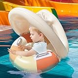 Extérieur de l'eau: Le char de la piscine pour bébé propose une canopée supérieure pour le bloc UV, une protection délicate de la peau tout en améliorant la paix parent-enfant pendant le plaisir de l'eau extérieure sans exposition directe à la lumière du soleil, favorisant une expérience sûre et plus confortable pour les bébés dans l'environnement de l'eau