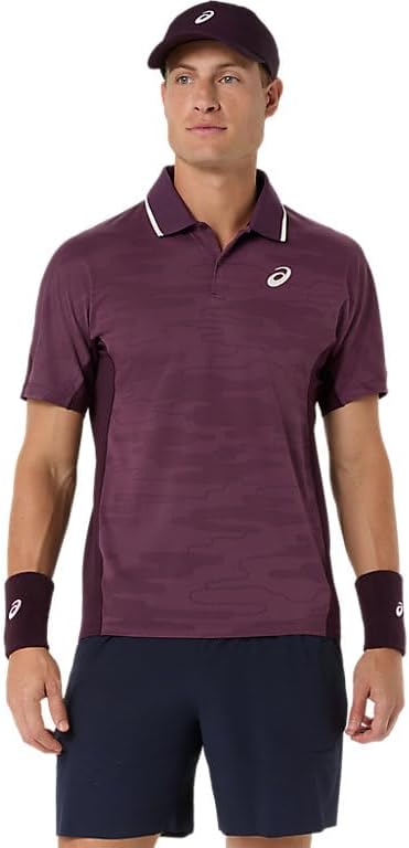 ASICS MATCH JACQUARD POLO SS TOP TENNIS Ropa para hombre