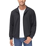 MAGCOMSEN Men's Track Jackets Lightweight Full-Zip Casual Coat Workout Running Athletic Active Jacket With Pockets