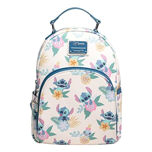 Loungefly Disney Stitch Hawaiian Flowers Backpack