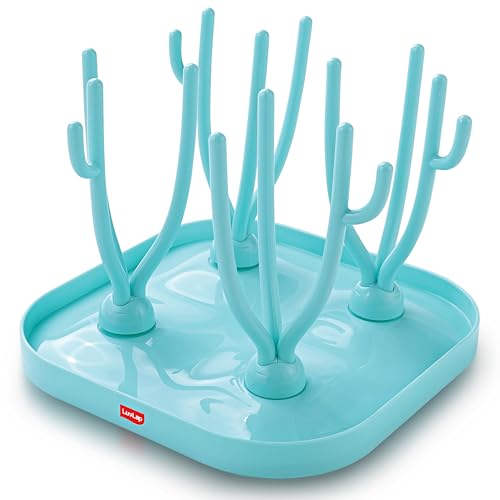LuvLap Baby Bottle Drying Rack with Branch Shaped Dryer - Complete Solution for Pacifier, Brush, and...