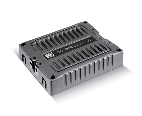 Banda 1-Channel Vehicle Audio Bass Amplifier - High-Powered Mono Bass Amplifier w/Subsonic Filter and Low Pass Filter Stable at 1 ohm, LED Indicators, Sound Specialization - BANDA VIKING8001