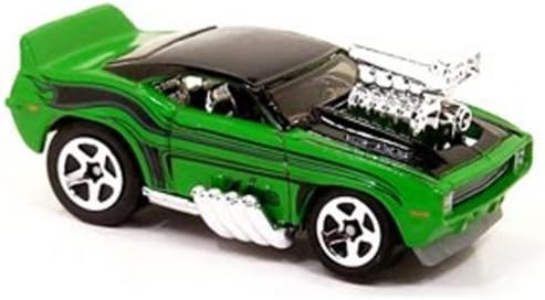 Hot Wheels Tooned '69 Camaro Z-28 Variant Treasure Hunt #123 '07 Scale 1/64 Scattered Chrome Collector