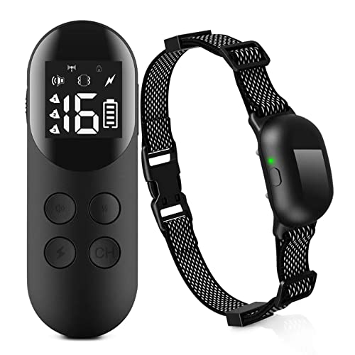 Dog Training Collar with Remote, IP68 Waterproof Dog Collar Light with