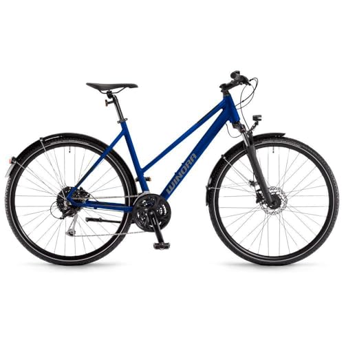 Winora Domingo 27 Sport Damen Trekkingbike Fahrrad Infinity Blue (52)