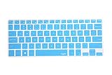 Leze - Ultra Thin Silicone Keyboard Skin Cover for Dell XPS 13 9343 9350 9360,Inspiron 13-7347 13-7348 13-7359 13-7352 7353 15-7547 15-7548 i7347 i7348 i7352 i7353 i7359 Series Laptop Semi - Blue