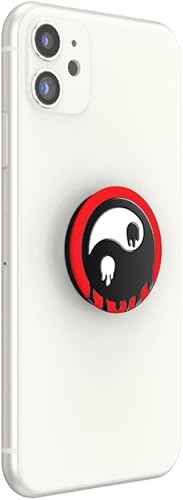 Miniatura 9 de POPSOCKETS Agarre para teléfono con soporte expandible, PopSockets para teléfono - Cráneo esmaltado