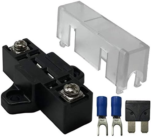 Stack-able Add-on in-line Fuse Holder Panel & Distribution Block for ATO/ATC & ATM/MIN Blade Fuses - Automotive Marine Car Boat RV (1)