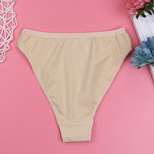 Kids Girls Ballet Briefs Dancewear Seamless Gymnastic Underpants High Leg Cut Professional Underwear Shorts4