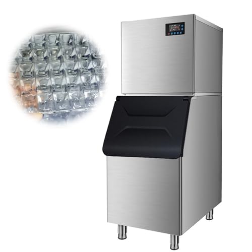 Máquina Fabricadora de Hielo Comercial Acero Inox 300kg/24H miniatura 1