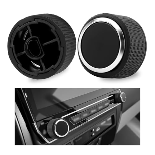 2PCS Car Rear Radio Knobs Replacement