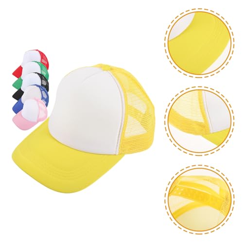 Gorras de béisbol ajustables transpirables Ciieeo con protección solar infantil lote de 6 7