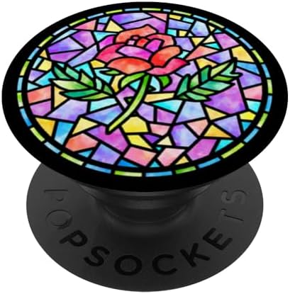 Red Roses Stylish Pattern PopSockets Adhesive PopGrip