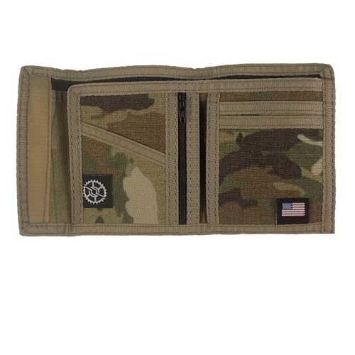 Image of Sprocket Nylon Billfold Wallet with Zippered Coin Pocket (MultiCam Camo)