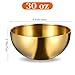 YBEATY 10Pcs Stainless Steel Gold Mixing Bowls, 30oz 5.9 Inch Decorative Esthetician Bowls for Fall Halloween Thanksgiving Wedding Party Cooking Baking Prepping Serving Food Facial Cereal Salad Fruit