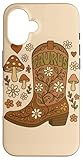 Taurus Earth Boot Retro Zodiac Cowgirl Design Case for iPhone 16