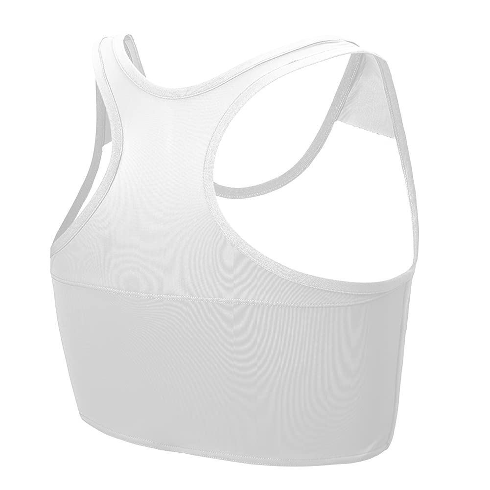 Idtswch Braga de pecho para transgénero FTM Binder Compression Tomboy Trans Vendaje Bra Cosplay Underwear