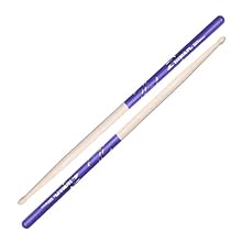Most popular Zildjian wood-tip drumstick Z5A The Zildjian DIP material is a special coating applied to the grip to provide a slightly tacky gripping surface Tip Shape: Oval Tip Type: Wood Length: 16", Diameter: .560"