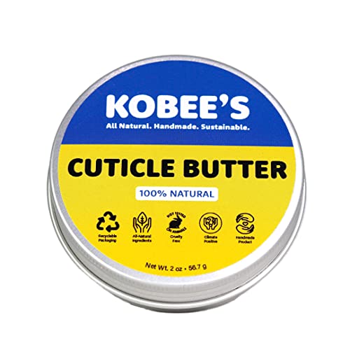 KOBEE'S ALL NATURAL. HANDMADE. LIP BALM. Kobeesco Cuticle Butter, Hand Moisturizer, Hand soothe, Cuticle Butter (2 oz)