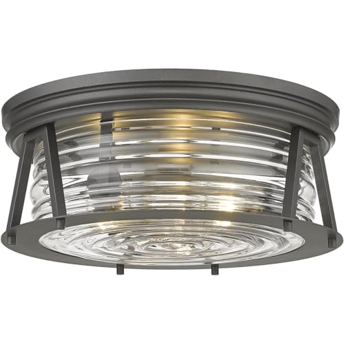 Z-Lite 3 Light Flush Mount 491F3-BRZ