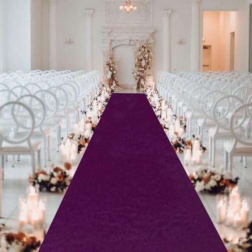 Image of Shanno Carpet for Wedding, Stage, Exhibition, Party, Office, Hotels Decoration, Living Room and Wall to Wall Carpet Size(3 x 5 Feet) Purple Color