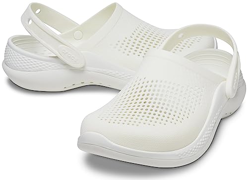 Crocs Unisex Adult Literide Clog 206708-1CV Almost White /Almost