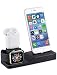 Produktbild Tendak 3 in 1 Ständer für Apple Watch iPhone AirPods Silikon Dock Station Unterstützung für Apple Watch Series 4/3/2/1, AirPods, iPhone XS/XS Max/XR/X/8/8 Plus/7/7 Plus