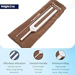 432 Hz Tuning Fork for Healing - Precision-Machined Aluminum Alloy - Made in USA - Healing Tuning Fork, Chakra Healing, Sound Therapy, Reiki, Yoga, Energy Balancing Tools - Image 4