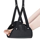 Foot Hammock - Polyester Oxford Cloth | Portable Airplane Travel Footrest...