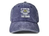 Enodtter It Took Me 90 Years to Look This Good Hat for 90th, Birthday Gifts for Father Dad Grandpa Grandma, Navy Blue Baseball Cap