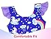 Swimsuit for Girls Size 10-12 Years Old Child Rainbow Unicorn Ruffles Sleeveless Swimwear Bathing Suits with Skirt