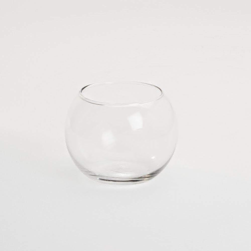 OASIS Clear Glass Fish Bowl Flower & Display Vase - 13 x 10cm