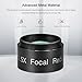 Astromania 0.5X Focal Reducer for Telescope, Fully Multi Coated Field Corrector Imaging Accessory for Telescope Eyepiece Visual and Photography Use - 1.25 inch Filter Thread 28.5x0.75mm on Both Sides
