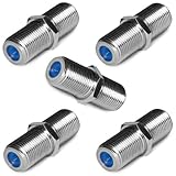 AC-Sat-Corner Cabelcon F-Verbinder Buchse/Buchse F-81-HQ-1 NiTin 5x Stück