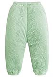 SEAUR Baby Winter Pumphose Fleece Gefüttert Winterhose Flauschig Haushose Warm Kleinkind Dick Thermohose Schneehose Skihose - Grün - Gr. 74/80