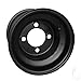 18x8.50-8 GTX OEM Golf Cart BLACK Wheels and Golf Cart Tires Combo - Set of 4