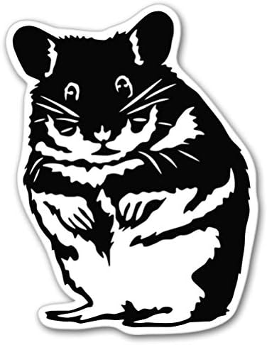 Hamster Vinyl Sticker - Car Window Bumper Laptop - Select Size