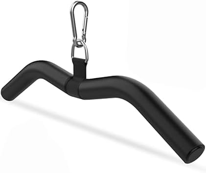 Tríceps y entrenamiento muscular de espalda con accesorio de barra extraíble, esencial para gimnasios en casa0