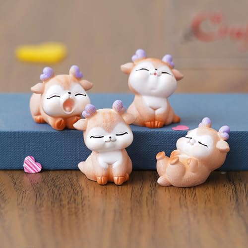 Image of eCraftIndia Designer Evil Eye Rakhi Set of 3 with Best Bro Ever Fridge Magnet & Cute Deer Showpieces | Blue Thread Rakhi for Brother | Raksha Bandhan Gift Hamper for Bhai