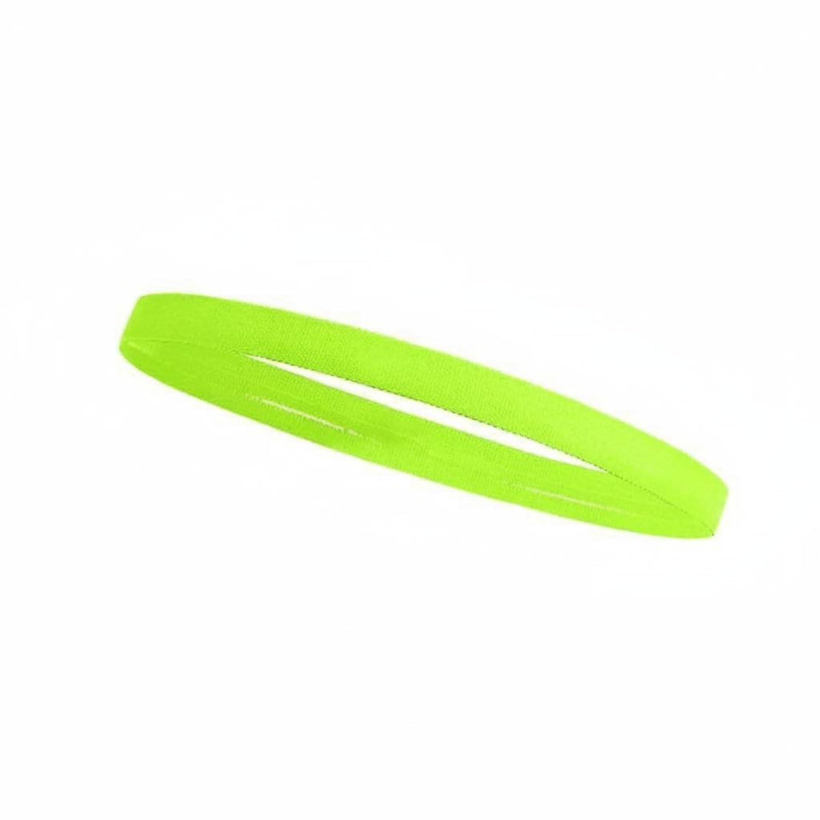 Sweat Absorbing Sweatband Headband Stretchy Non Slip Sports Headband Moisture-Wicking Elastic Sweatband Breathable for Women, Running, Basketball, Stretching, Gym, Neon Green|Sporting Goo-image-34