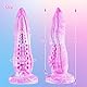 20*4.5cm Monsterdildo realistischer Fantasy tentakel Dildo gross für Männer Frauen, Drachendildo weich Silikon Tier großer dicker Dildo, breiter Analplug Oktopus Tentakel Alien Dildo für Sexspielzeug