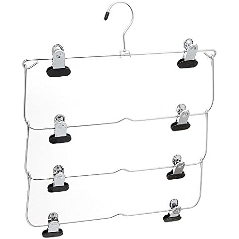 Whitmor 4-Tier Folding Skirt Hanger Cover