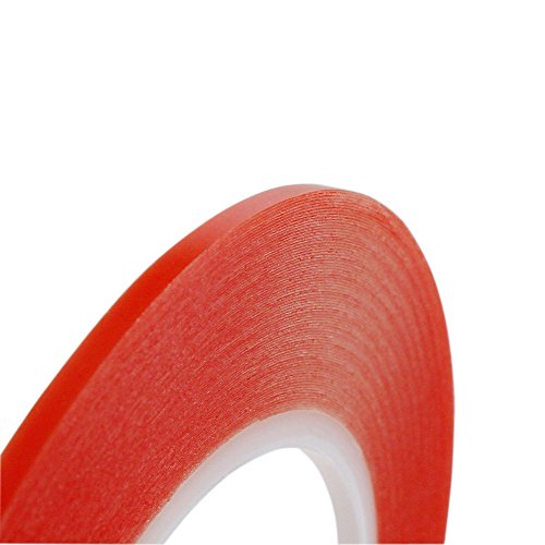 GENNEL 4mm x 25M Clear Double Sided Strong Adhesive Acrylic Tape for Mobile Phone Laptop Tablets Camera LCD Screen - Thumbnail 3